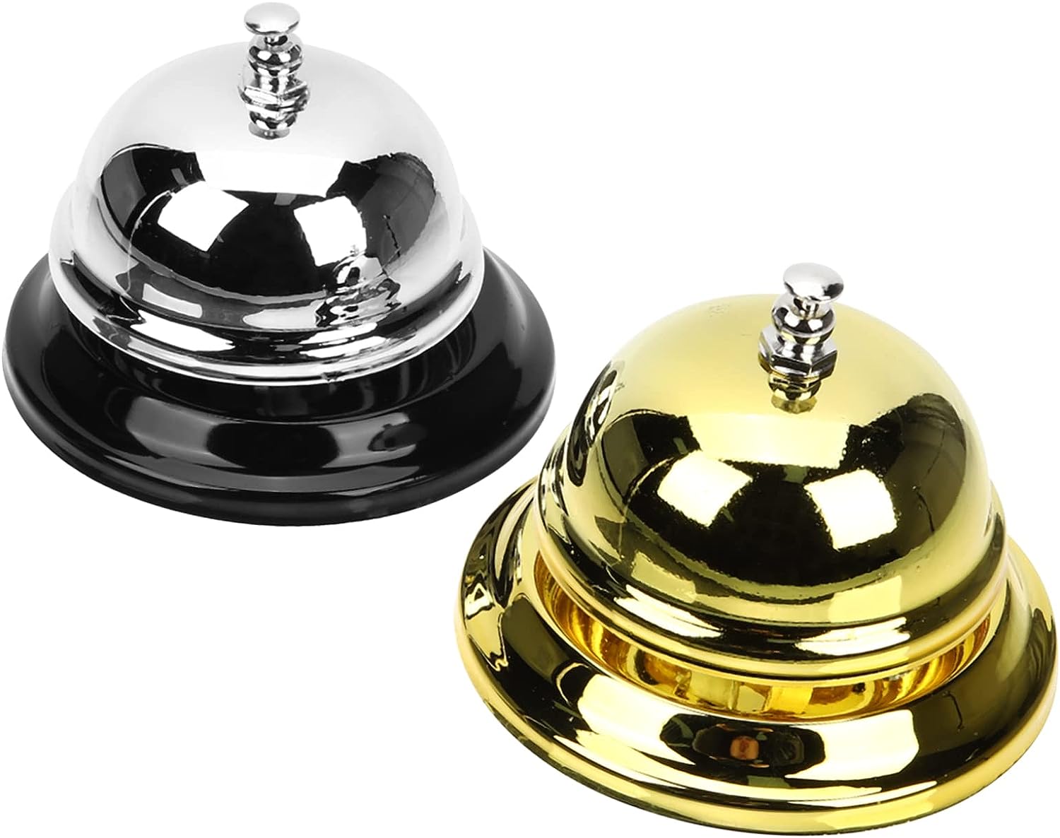 Boxing Bell 2pcs Game Bell Reception Desk Bell Metal Call Bell Table