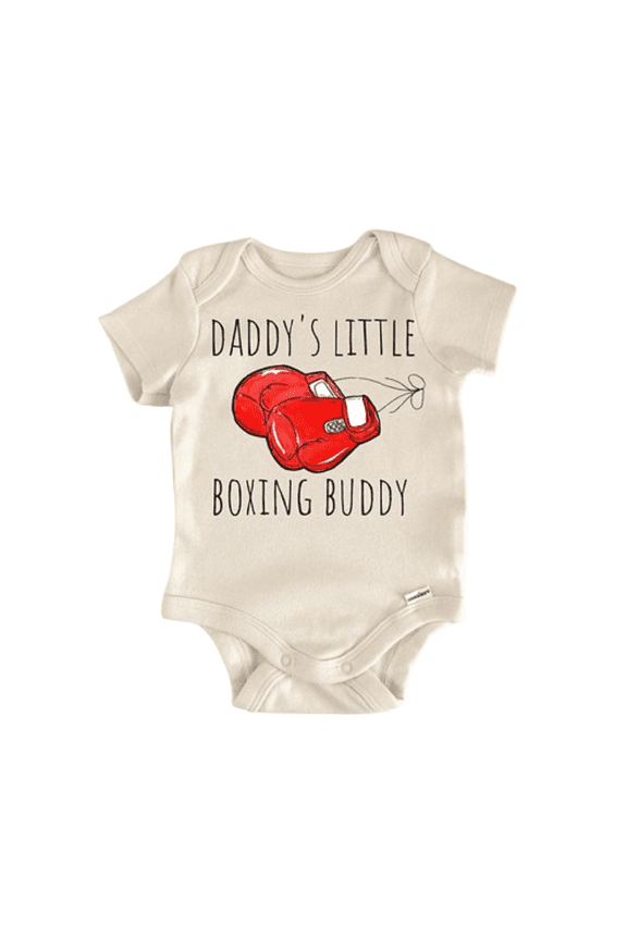 Boxing Boxer Sparring Newborn Baby Bodysuit