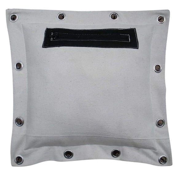 Boxing Boxing Gear Wall Hanging Sandbag White Canvas 40x40cm Taekwondo Fitness Strength Training Sports Equipment