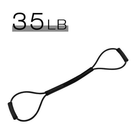 Boxing Elastic Resistance Bands Pull Rope, Agility Training Arm Punching Bands for Boxing MMA Fitness Cardio Training(Black-35Lb,105cm)
