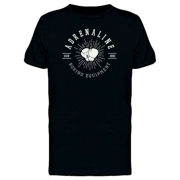 Boxing Equipment Adrenaline T-Shirt Men -Image by Shutterstock, Male 3X-Large