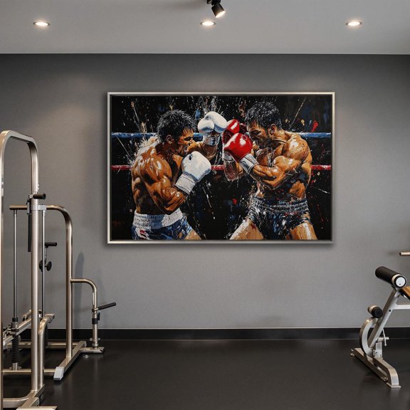 Boxing Fight Art Sports Action Print Modern Wall Decor For Living Room Bedroom Poster Decor Unframed Paper Print
