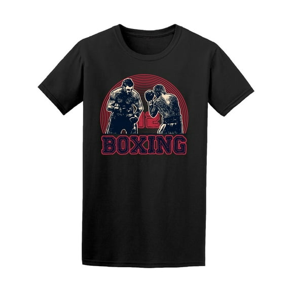 Boxing Fight Graphic T-Shirt Men -Image by Shutterstock, Male Small