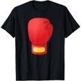 thumbnail image 1 of Boxing Glove Costume T-Shirt men and women can wear, black, white, gifts, 1 of 4