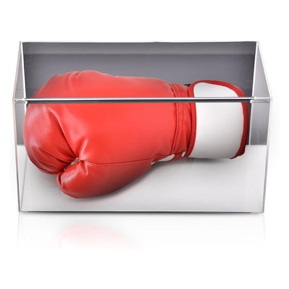 Boxing Glove Display Case Baseball Mitt UV-Protected Display Case Wall Mount Horizontal Show Case Acrylic(Not Suitable for Vertical Hanging)