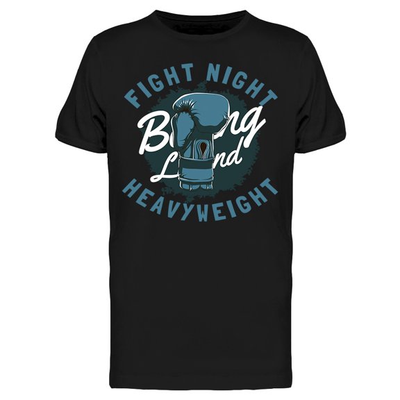 Boxing Glove Fight Night T-Shirt Men -Image by Shutterstock, Male Medium
