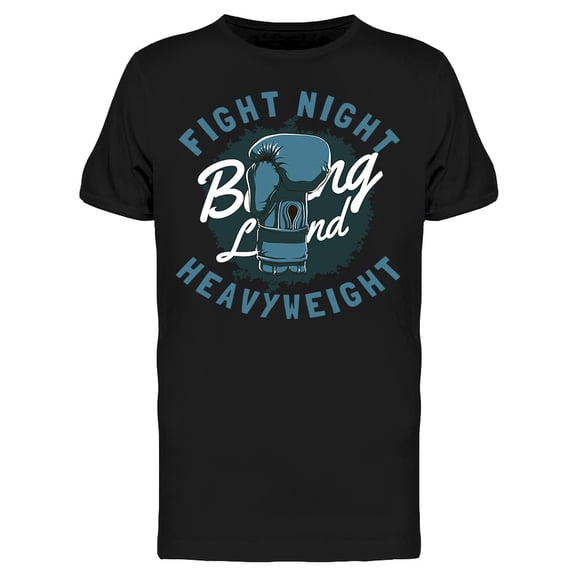 Boxing Glove Fight Night T-Shirt Men -Image by Shutterstock, Male x-Large