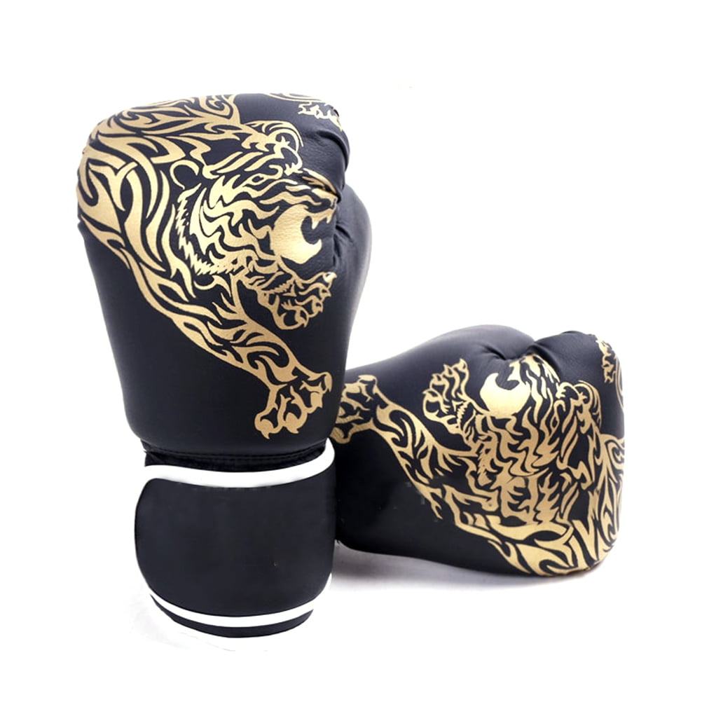 Boxing Gloves Adults Comfortable Polyurethane Boxing Gloves for Training, Multicolor