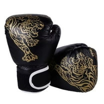 Boxing Gloves,Hand Fitness Sportswear,Essential PU Boxing Gloves for Men and Women, Kickboxing MMA, Muay Thai Gloves and Heavy Bag Training Punching and Sparring(Black)