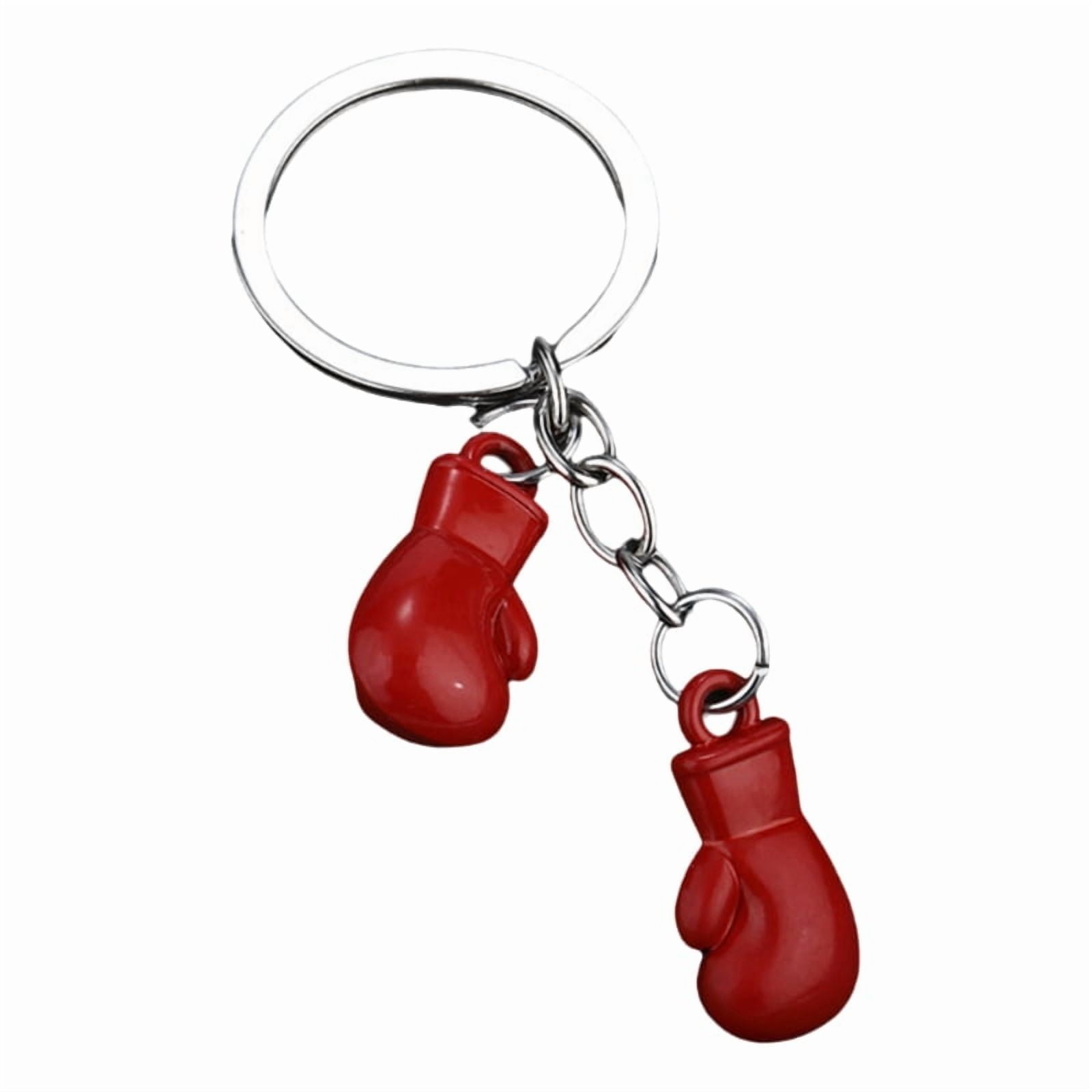 Boxing Gloves Keychain Pendant for Men Women Simulation Fitness ...