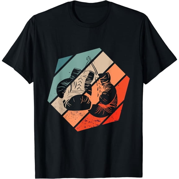Boxing Gloves MMA Retro Hexa Kickboxing Kickboxer Boxing T-Shirt mens t shirt，black，women，funny，misfits，men，journey，t-shirt