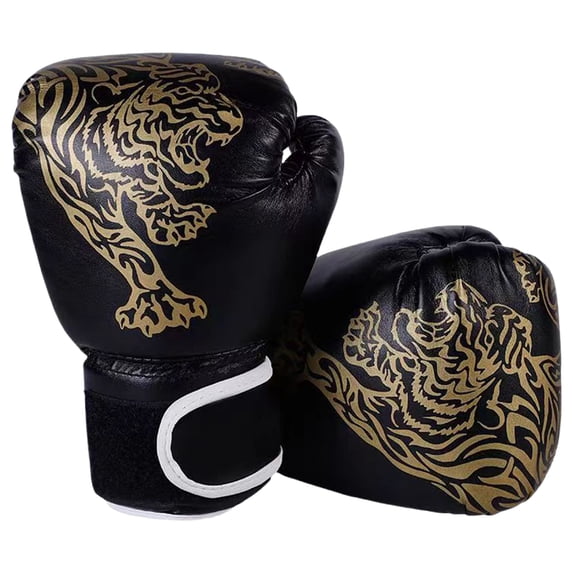 Boxing Gloves for Men and Women,Entry Level Training Gloves with Tiger Pattern,Secure Fit Hook and Loop Closure,Training Fight Gloves for Muay Thai,Kickboxing & Mixed Martial(11.81")