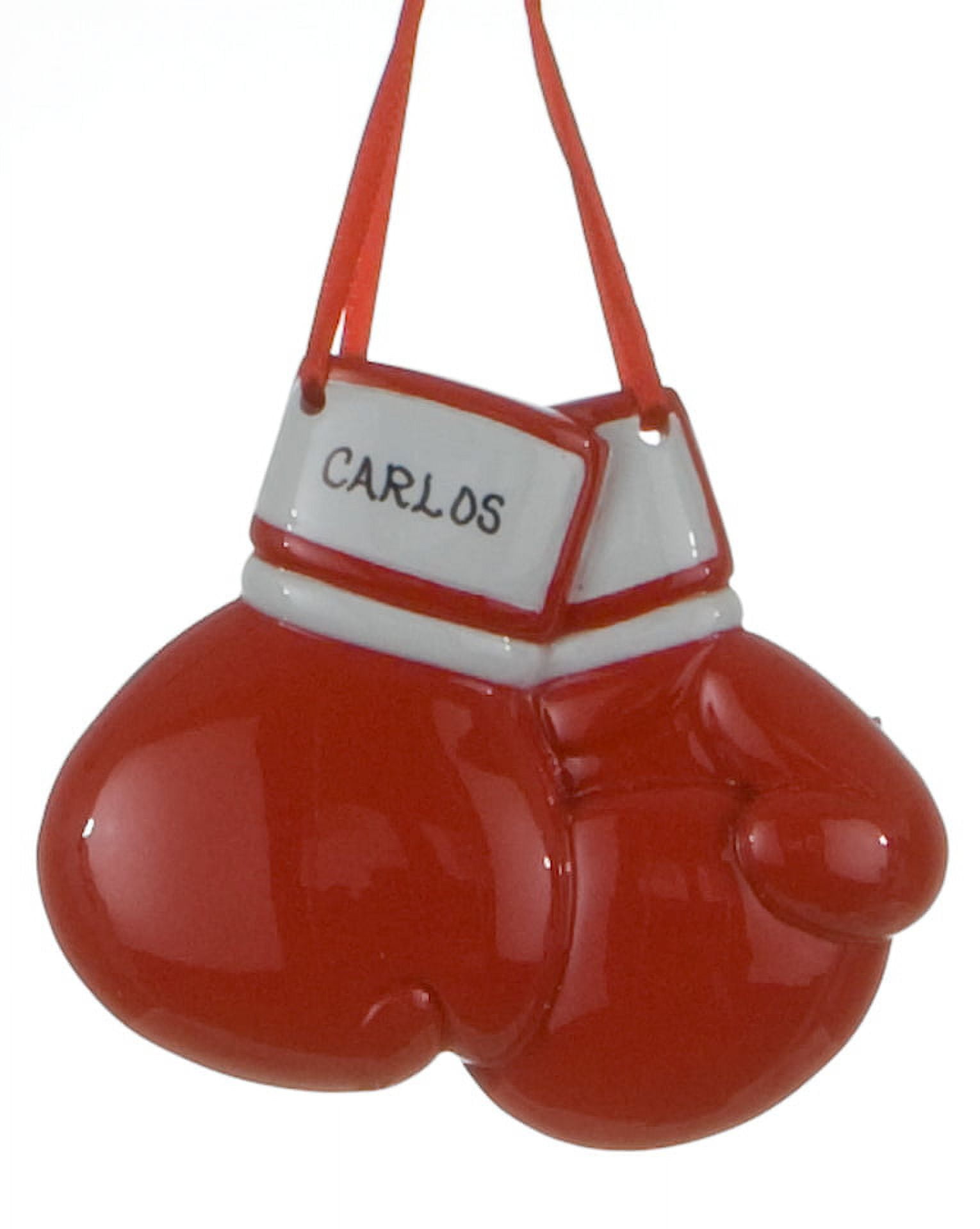 Boxing Gloves Personalized Christmas Ornament DO-IT-YOURSELF