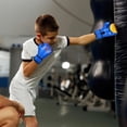thumbnail image 1 of Boxing Gloves, Pro Training Sparring, Men Women Adult, Heavy Punching Bag Focus Mitts Pads Workout, Ventilated Palm, Multi Layered, 1 of 5