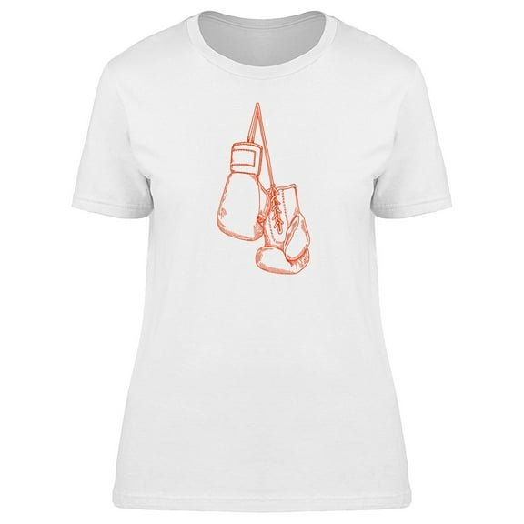 Boxing Gloves Red Sketch T-Shirt Men -Image by Shutterstock, Male 3X-Large