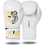 Boxing Gloves Sparing Muay Thai MMA Kickboxing Punching Training Maya Hide Leather Gloves for Men Women Adults 8 10 12 14 16 oz