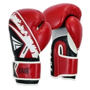 Fadi Sports Boxing Gloves, Artificial Leather, Airflow Mesh, Red, 16 oz
