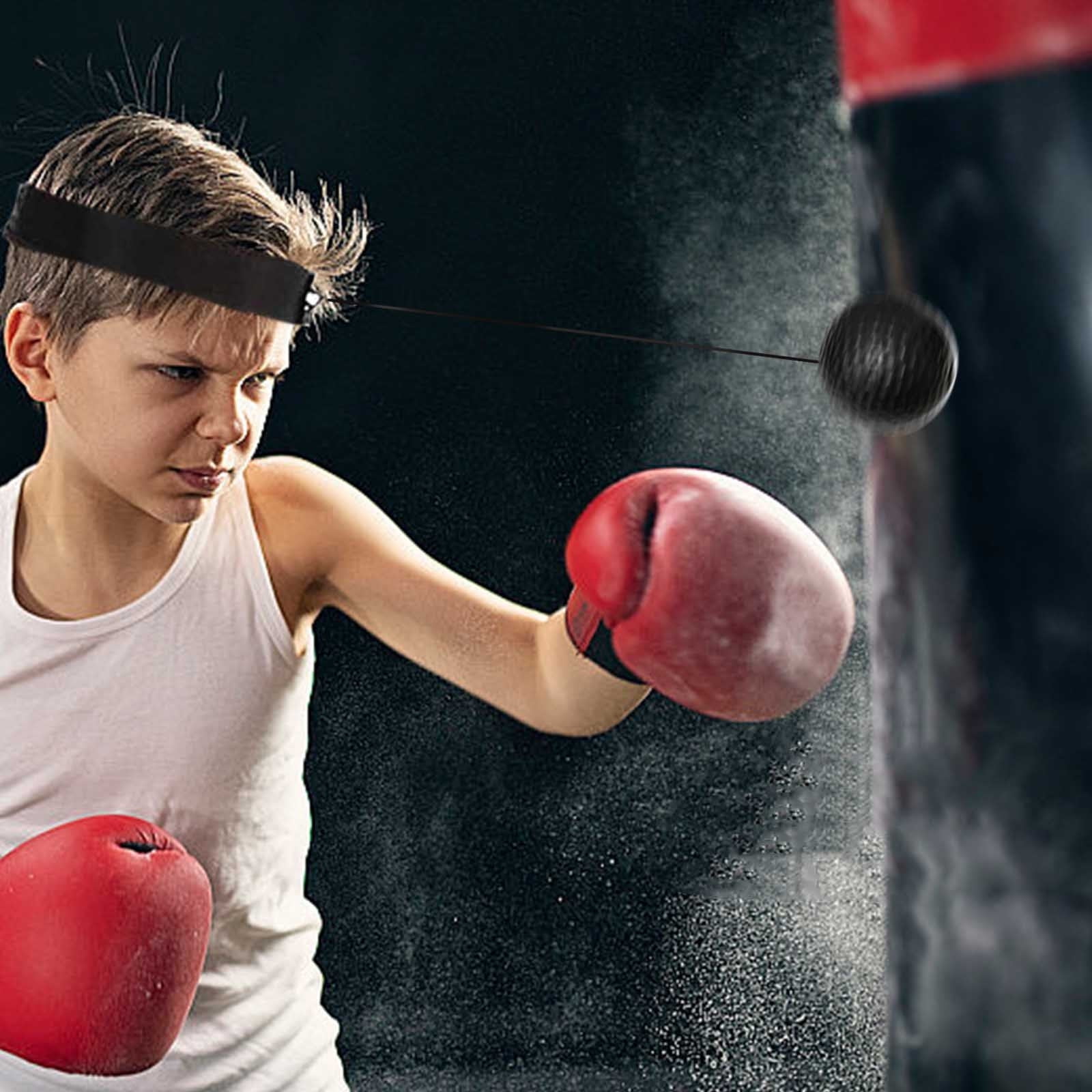 Boxing Gym Game Boxing Reflex Ball Headband Set, Head Mounted Boxing ...