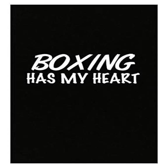 Boxing Has My Heart Poster - Wall Decor for Sports Enthusiasts Gift