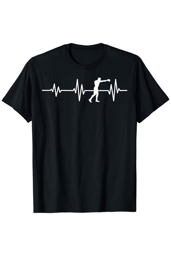 Boxing Heartbeat Boxing Apparel Boxing Fans T-Shirt