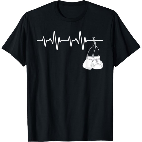 Boxing Heartbeat - Boxing Lover Boxer Kickboxing Fan T-Shirt