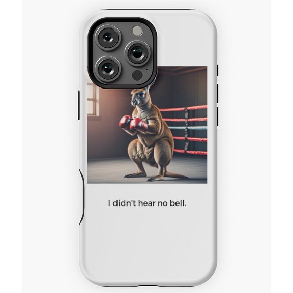 Boxing Kangaroo Funny Australian Art Phone Case for iPhone 16 15 14 13 12 11 Pro Max