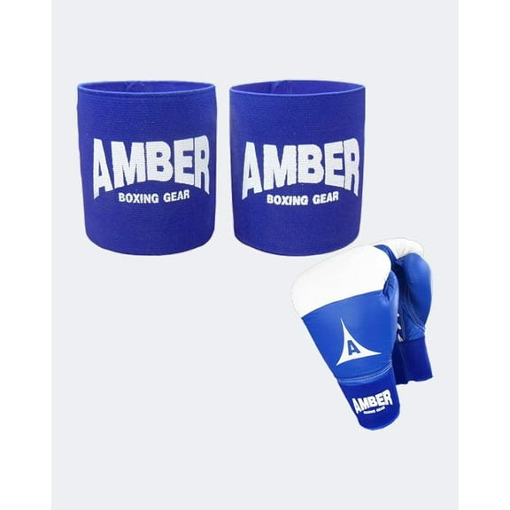 Boxing Lace Covers Secure Fit Stability and Style Enhance Glove Performance Reduce Movement for Training and Competition Gloves Not Included, Blue