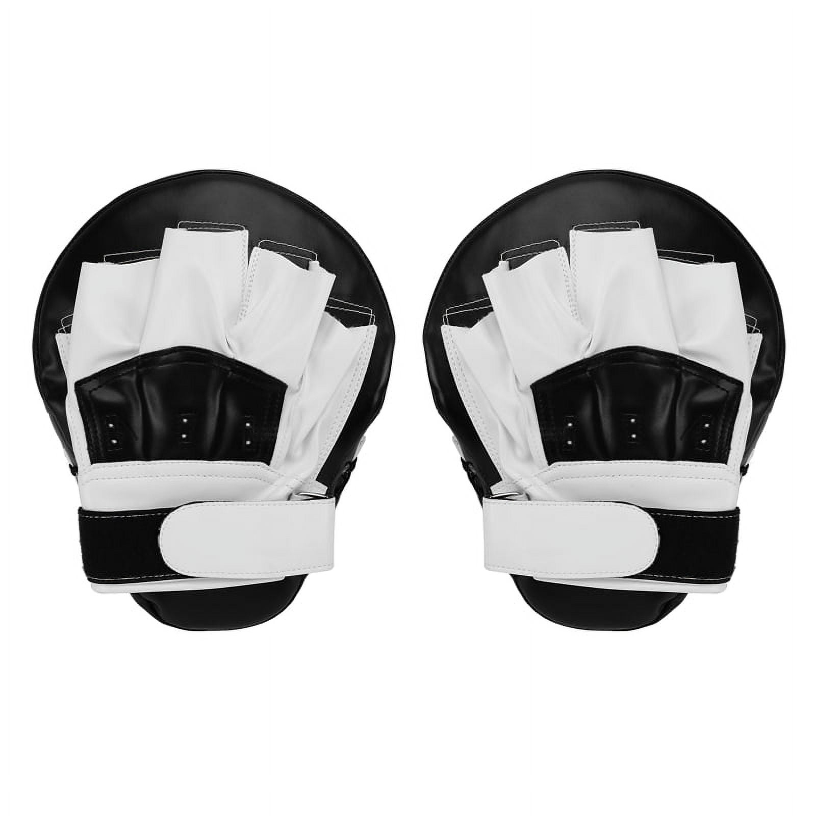Boxing Leather Punch Focus Mitts,Target Training Hand Pads for Karate