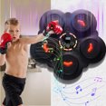 thumbnail image 1 of Boxing Machine Wall Mounted Play Music, Music Boxing Machine - Wall Mounted Bluetooth Smart Electronic Punch Boxing Trainer - Improve Hand-Eye Coordination And Relieve Stress With Bluetooth, 1 of 7
