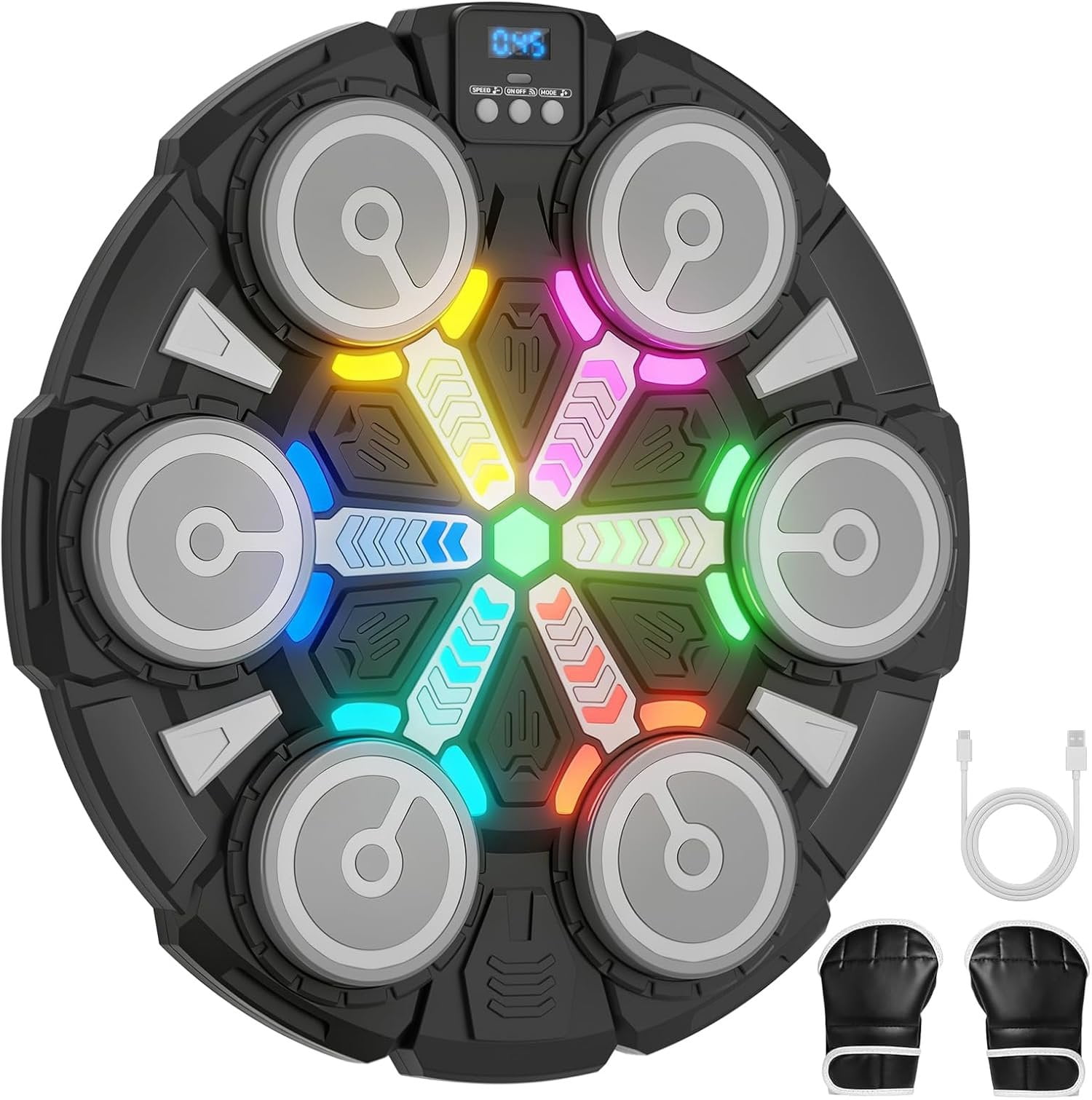 Boxing Machine, Wall Mounted Punching Bag with , Boxing Workout ...