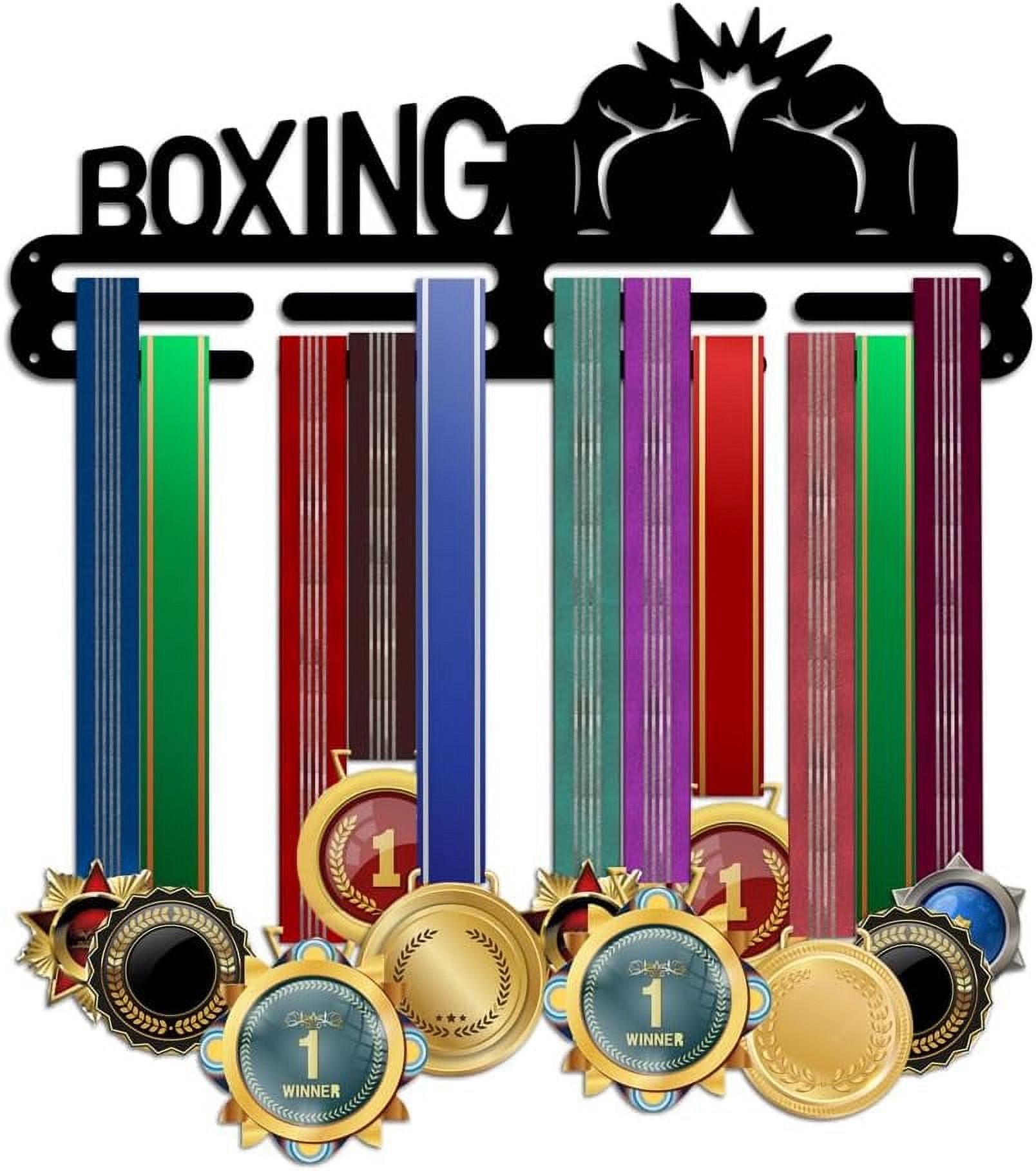 Medal Rack Racing Boxing Medal Holder Race Medal Hanger Display Rack Wall Mount Hanger ...