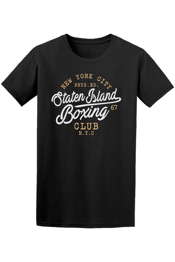 Boxing New York Staten Island T-Shirt Men -Image by Shutterstock, Male Large