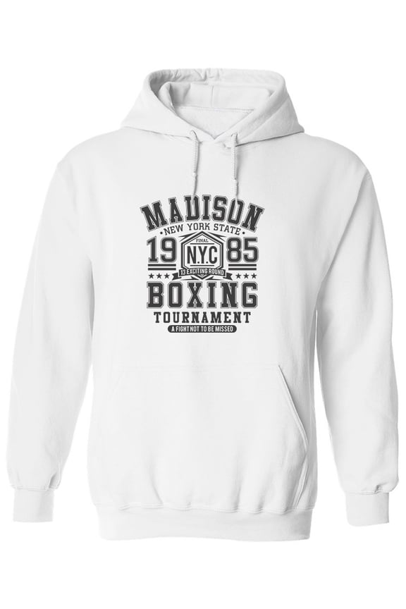 Boxing Nyc Hoodie Men -Image by Shutterstock, Male Medium