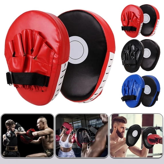 Boxing Pads Focus Mitts, Curved Hook and Jab Target Hand Pads, Great for MMA, Muay Thai, Kickboxing, Martial Arts, Karate Training, Padded Punching, Coaching Strike Shield