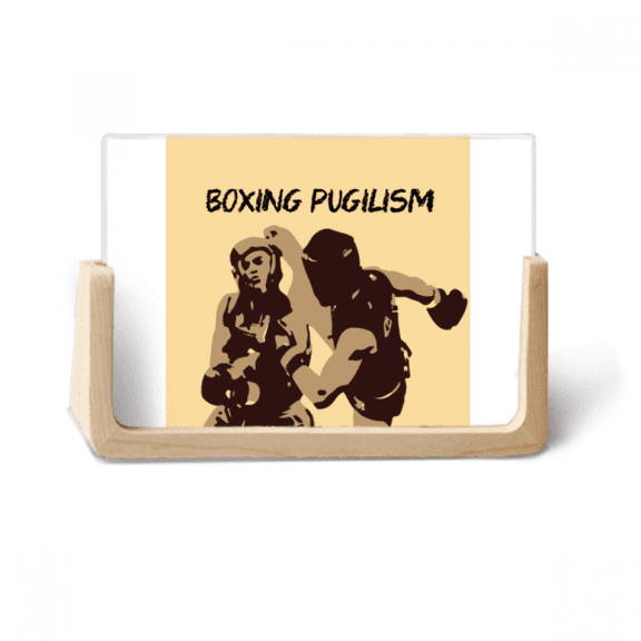 Boxing Pugilism Fist Art Deco Fashion Photo Wooden Photo Frame Tabletop Display