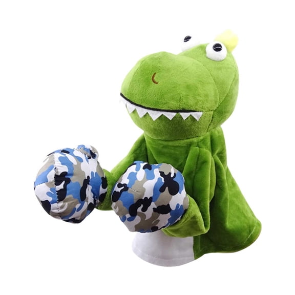 Boxing Puppet Children Boxing Doll Funny Interactive Hand Puppet Soft Animal Plushs Toy with Sound for Kids