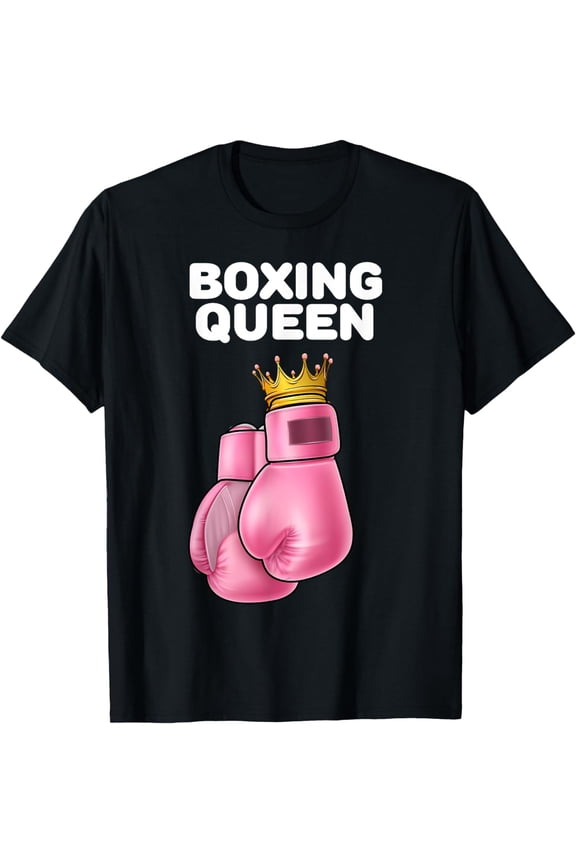Boxing Queen | Womens Boxing Tshirt | Girls Boxer Boxing T-Shirt mens t shirt，black，women，funny，misfits，men，journey，t-shirt