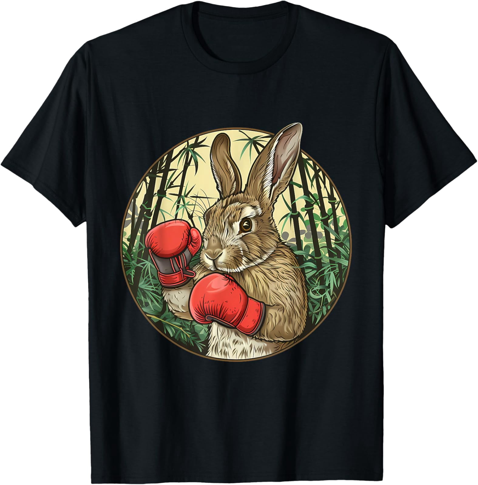 Boxing Rabbit Boxing Gloves Kickboxing Boxer Bunny T-Shirt All Size S ...