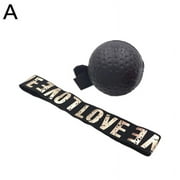 Boxing Reflex Ball,Fight Ball Reflex with Headband Elastic Rope,Training Ball for Adult,Boxing Training Ball,for Agility,Reaction, Punching Speed, Fight Skill S1T2