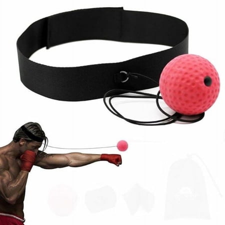 Boxing Reflex Speed Punch Ball Training Hand Eye Coordination Muay Thai Exerc WA
