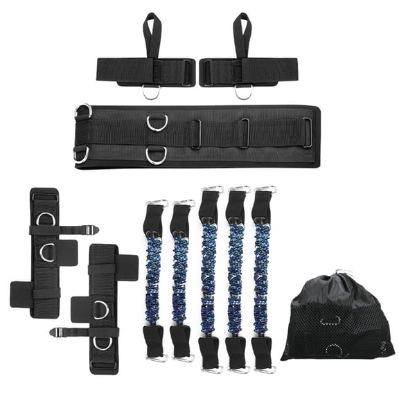 Boxing Resistance Bands Set Speed and Agility Resistance Trainer Bands for Boxing Muay Thai Karate Combat