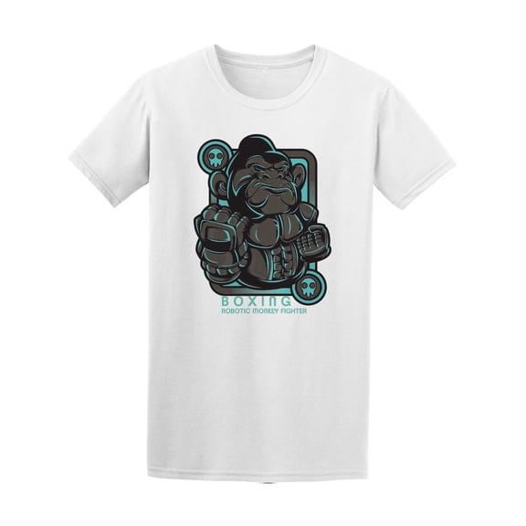 Boxing Robotic Monkey Fighter Tee Men's -Image by Shutterstock