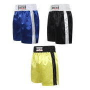 Boxing Shorts Breathable Fabric Comfortable Materials Elastic Waistband White Xxxl Fangkenuo
