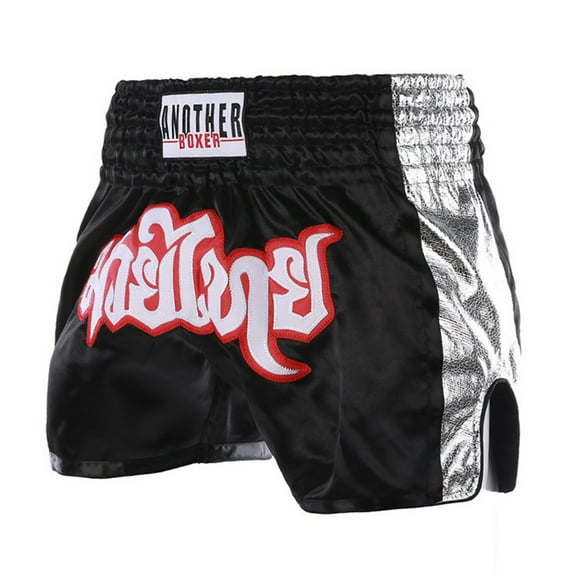 Boxing Shorts MMA Training Muay Thai Shorts Breathable Fabric Elastic Waistband