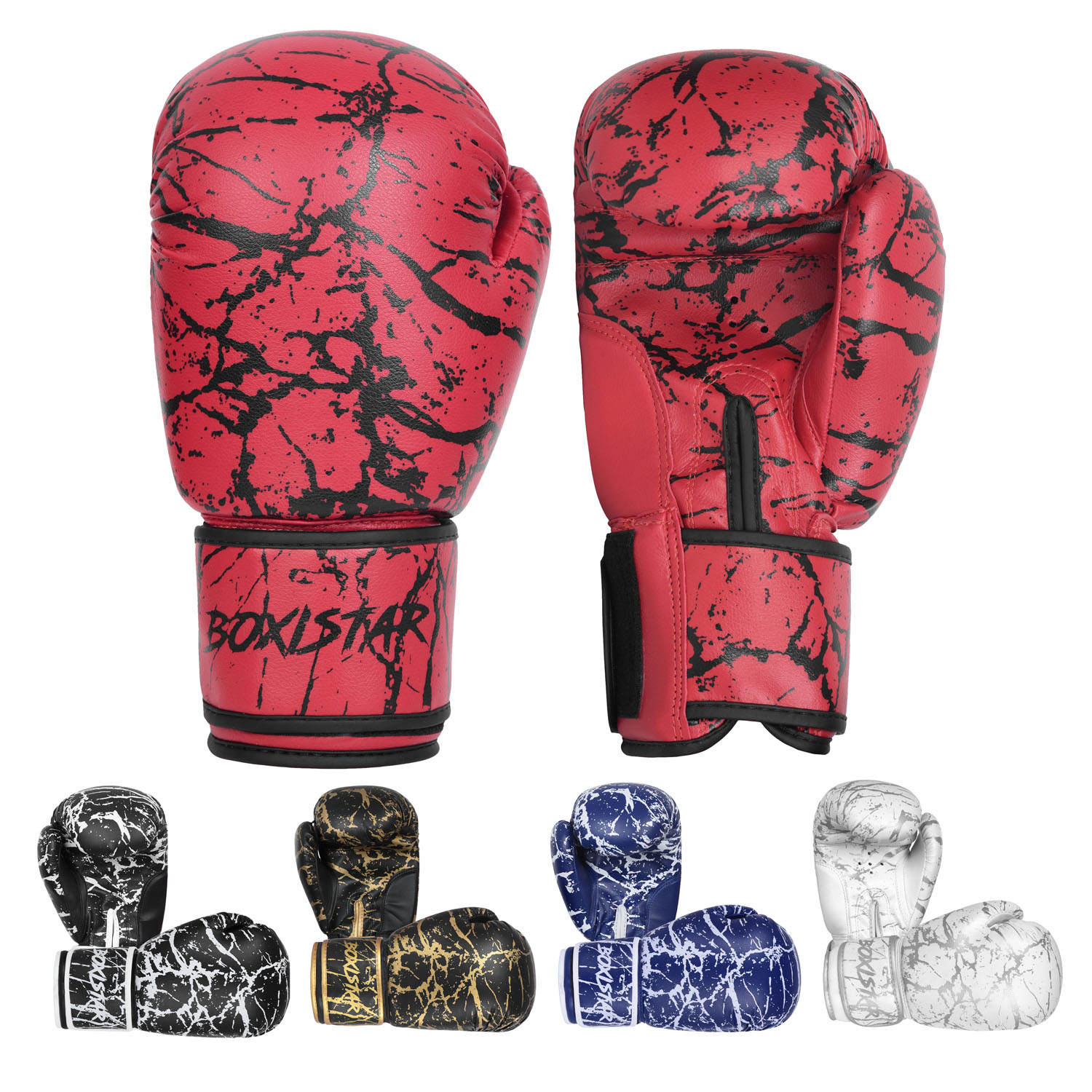 Ringside Pro Style IMF Tech™ Training Gloves 16 oz Black / White / Red ...