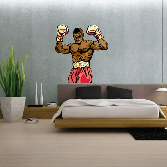 Boxing Wall Decal - Vinyl Sticker - Car Sticker - Die Cut Sticker - CDSCOLOR0082 - 36 Inches