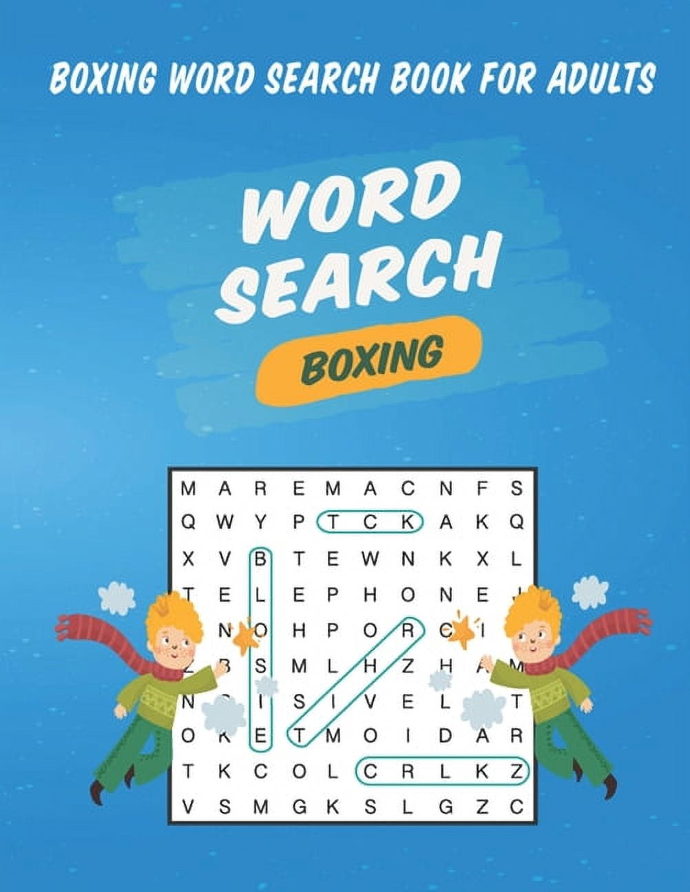 Boxing Word Search Book For Adults: Large Print Puzzle For Adults & Seniors (Paperback)