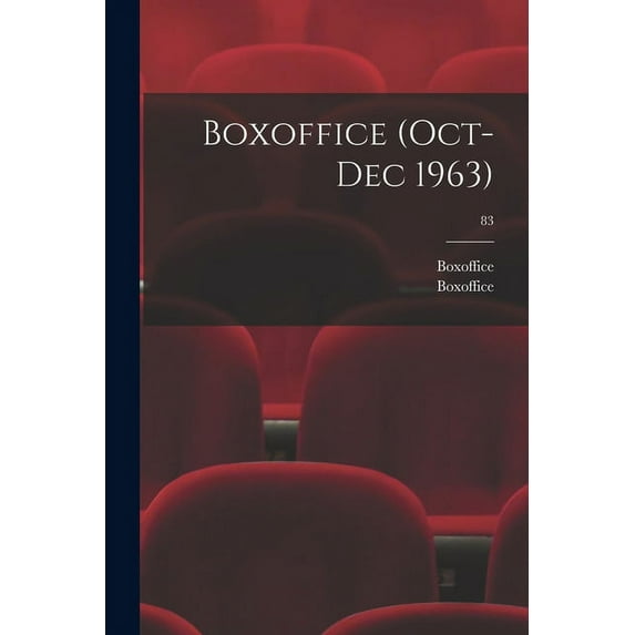 Boxoffice (Oct-Dec 1963); 83, (Paperback)