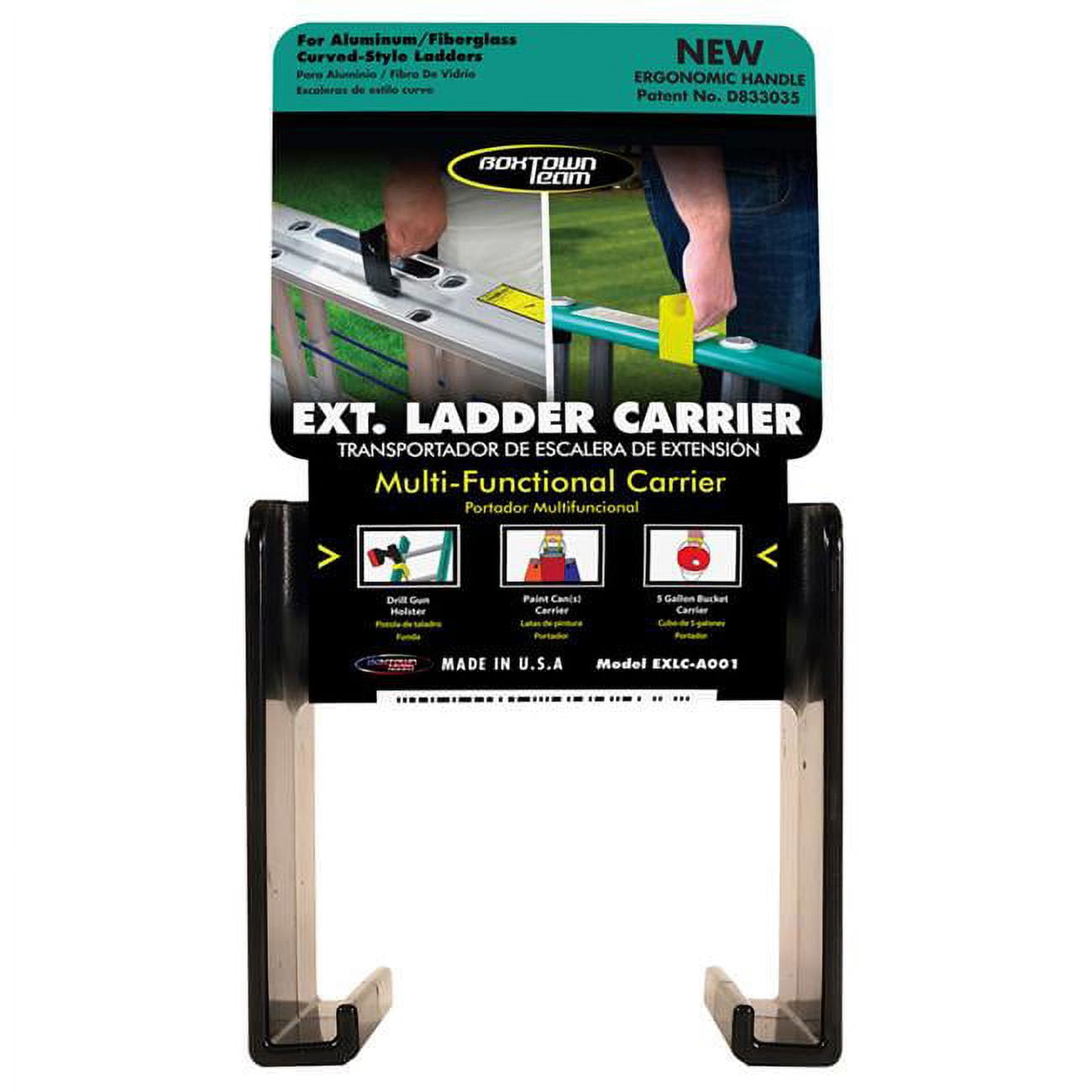 LadderLimb Ladder Paint Bucket Can & Tool Bag Holder Hook Hanger