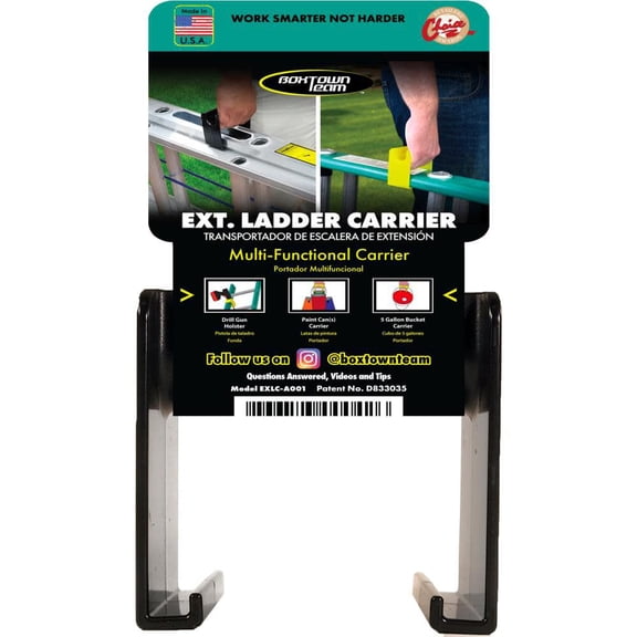 Boxtown Team Ladder Carrier Multifunctional - Plastic, Extension - Multicolor, 18
